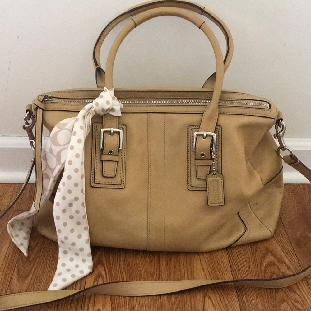 **SOLD** COACH Tan Handbag